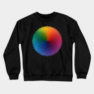 Rainbow Spectrum Rosettes Crewneck Sweatshirt